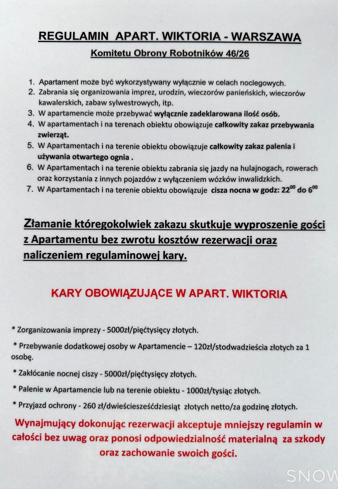 Apart Wiktoria Varsavia Esterno foto